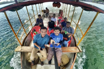 Boating on Kaptai Lake