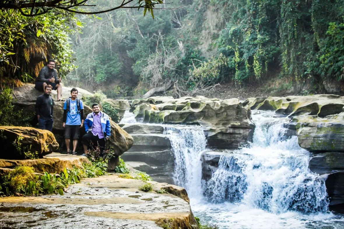 Nafakhum Waterfalls in Bandarban, Bangladesh