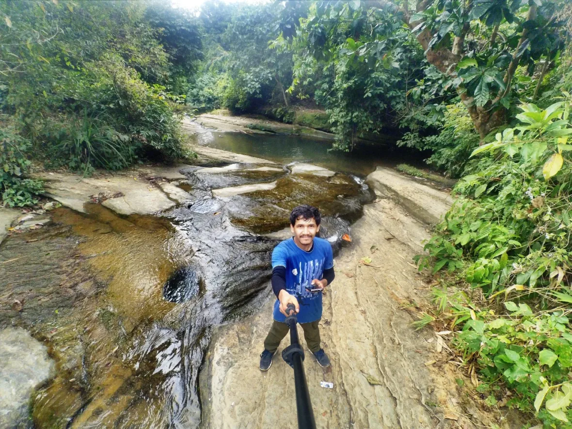 Upper Stream of the Risang Waterfall, Khagrachori, Bangladesh