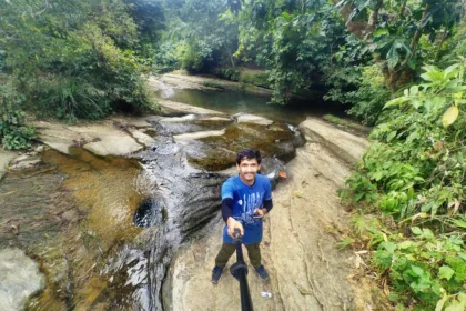Upper Stream of the Risang Waterfall, Khagrachori, Bangladesh